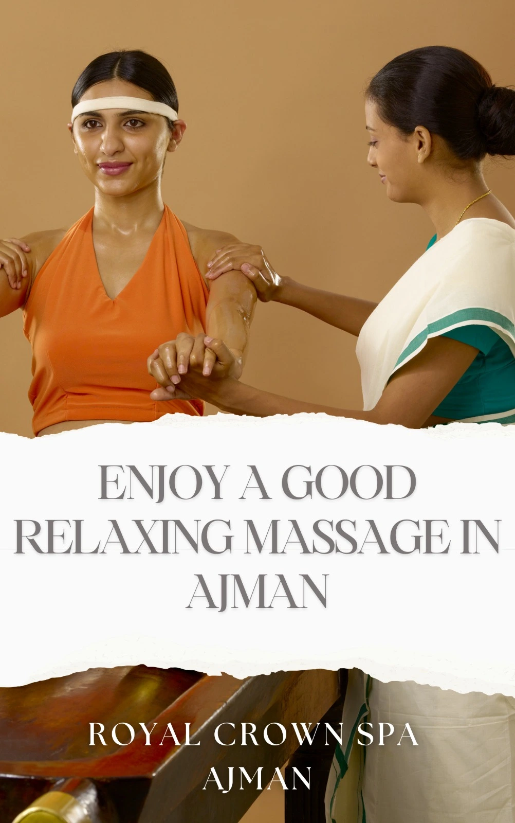 Enjoy a good relaxing massage in Ajman - Royal Crown Spa